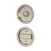 FVG Round Flush Privacy Set with Bolt - Stainless Steel Grade 304 - Satin Stainless Steel