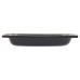 Olde Forge Rectangular Flush Cabinet Pull Handle - 90 x 40mm - Black Iron