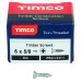 TIMCO Twin Threaded Pozi Countersunk Wood Screws - 6 x 5/8