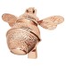 Bumble Bee Door Knocker - 101 x 127mm - Polished Copper 