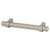 Exel 14mm Collared T-Bar Cabinet Pull Handle - 192mm Centres - Satin Stainless Steel