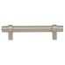 Exel 14mm Collared T-Bar Cabinet Pull Handle - 192mm Centres - Satin Stainless Steel