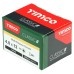 TIMCO Classic Pozi Countersunk Wood Screws - 4.0 x 12mm - Yellow Zinc - Pack of 200