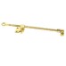 Exel Screw Jack Skylight Stay - 300mm Length - 250mm Throw - Polished Brass