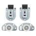 FVG Straight Sliding Cabinet Fittings Pack - 50kg Max Door Weight