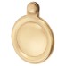 Hampstead Victorian Covered Escutcheon - 32mm Diameter - Keyhole - Polished Brass