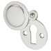 Hampstead Covered Escutcheon - 33 x 43mm - Keyhole - 316 Polished Stainless Steel