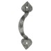Olde Forge Gothic D-Bar Cabinet Pull Handle - 71mm Centres - Pewter