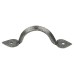 Olde Forge Gothic D-Bar Cabinet Pull Handle - 71mm Centres - Pewter