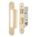 Hampstead Architectural Euro Profile Sashlock - 65mm Case - 44mm Backset - Radius - PVD Brass