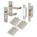 Exel 19mm Return to Door 3 Lever Sashlock Door Handle Kit - Satin Stainless Steel