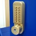 Borg BL2701 Antimicrobial Easicode Pro Code Lock and Latch with Key Override - Cu Shield - Copper