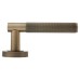 Serozzetta by Carlisle Brass Lagos Knurled Latch Door Handle on Rose Ultimate Kit - Antique Brass