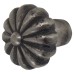 Olde Forge Flower Round Cabinet Knob - 30mm Diameter - Pewter Effect