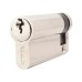 Exel 5 Pin 61mm Euro Single Cylinder - 50 + 11mm - Polished Nickel - Keyed to Differ