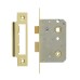 ERA Bathroom Lock - 64mm Case - 44mm Backset - Polished Brass