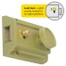 Exel Traditional Nightlatch - 60mm Backset - Champagne Case/Polished Brass Cylinder - Pack of 5
