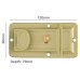 Exel Traditional Nightlatch - 60mm Backset - Champagne Case/Polished Brass Cylinder - Pack of 5