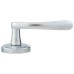 Heritage Brass by M Marcus Sophia Latch Door Handle on Rose Kit - Polished Chrome