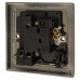 Knightsbridge 13A 1 Gang Switched Fused Spur with Neon & Flex Outlet - Antique Brass