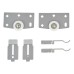 FVG Cabinet Sliding Door Fittings Pack - 20kg Max Door Weight