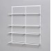 elfa Wardrobe & Storage Starter Kit - 2 Bay, 8 Ventilated Wire Shelf - 936 x 1532 x 320mm - White