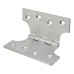Parliament Hinge - 100 x 50 x 100mm - Satin Chrome - Pair