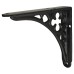 Olde Forge Clover Shelf Bracket - 125 x 100mm - Black 