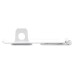 Light Duty Safety Hasp & Staple - 114 x 37mm - White