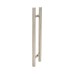 Exel 30mm T-Bar Door Pull Handle - Back to Back - 450mm Centres - Satin Stainless Steel