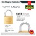 Burg Wachter Brass Magno Padlock - 40mm Body - 22 x 23.5mm Shackle - Keyed Alike - Pack of 10