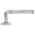 Jedo Polished Chrome Fire Rated Knurled Door Handles on Round Rose - Midtown Range 