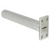 Concealed Chain Door Closer - Square Plate - Polished Chrome