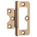 Hurlinge Cabinet Hinge - 75 x 51 x 1.5mm - Polished Brass - Pair