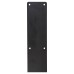 Exel Stainless Steel Plain Finger Plate - 350 x 75 x 1.5mm - Matt Black