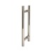 Exel 19mm T-Bar Door Pull Handle - Back to Back - 229mm Centres - Polished Stainless Steel