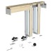 FVG Ultra Double Pocket Door Kit with Soft Close - 120mm Finished Wall - 915 x 2032mm Door Size