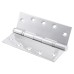 Heavy Duty Ball Bearing Butt Door Hinge - 152 x 102 x 3mm - Polished Stainless Steel - Pair