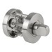 Jigtech Bathroom Turn & Release - 52mm Diameter - Polished/Satin Chrome
