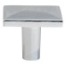 Exel Pyramid Style Square Cabinet Knob - 29 x 29mm - Polished Chrome
