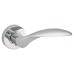 Jigtech Polished Chrome Door Handles on Round Rose - Cresta Range 