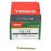 TIMCO Classic Pozi Countersunk Wood Screws - 5.0 x 55mm - Yellow Zinc - Pack of 200
