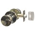 Exel Hotel Mortice Door Knobset - Bathroom - 60mm Rose Diameter - Antique Brass