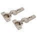 Blum CLIP Top Cabinet Hinge - 120° - Un-Sprung - Half Overlay - Zinc Plated - Pair