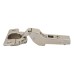 Blum CLIP Top Cabinet Hinge - 120° - Un-Sprung - Half Overlay - Zinc Plated - Pair