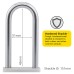 Exel Aluminium Long Shackle Padlock - 40mm Body - 65 x 22mm Shackle - Keyed to Differ