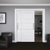 FVG Double Wardrobe Top Sliding Door Kit - 3000mm Track - 45kg Max Door Weight