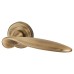 Exel Lancaster Latch Door Handle on Rose Kit - Antique Brass