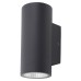 Hampstead 3W LED Small Outdoor Up & Down Wall Light - IP65 - 3000K Warm White - Anthracite