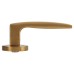 Hampstead Satin Brass Door Handles on Round Rose - Ivy Range 